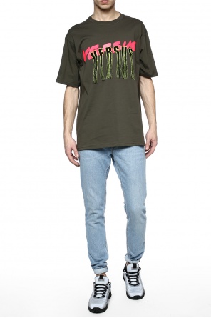 T-shirt with hanging threads, zdjęcie 2 T-shirt with hanging threads od Versace Versus